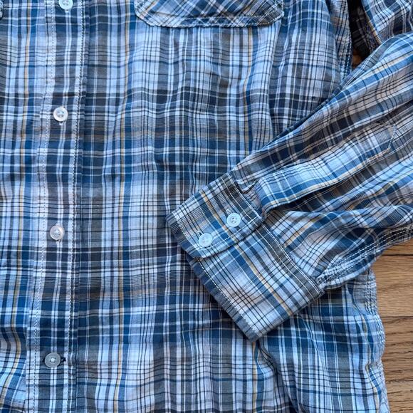 Roebuck & Co. Plaid Button-Up Men's Long Sleeve Shirt in XL - Picture 3 of 9